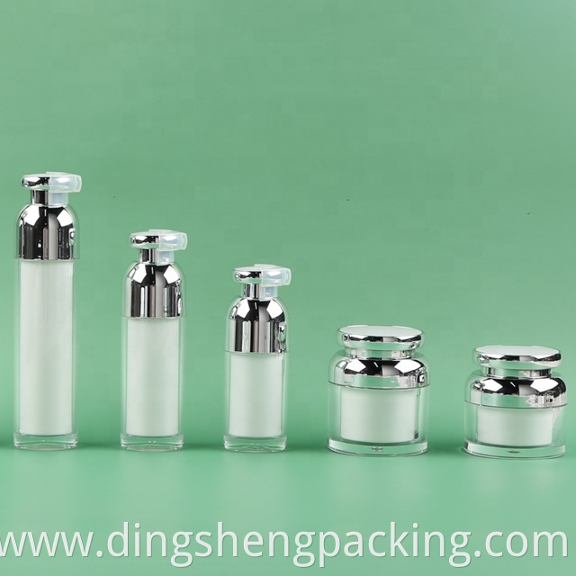 50ml Acrylic Plastic Empty lotion Containers Cosmetic airless bottle